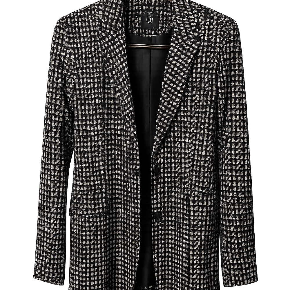 NU Denmark 3 Piece Suit Set. Geometric Scandinavian Blazer, Pants, Top NWT